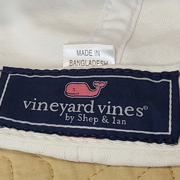Vineyard Vines Texas flag embroidered whale logo strapback hat - Picture 7 of 7